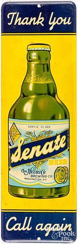 SENATE BEER TIN DOOR PUSH ADVE