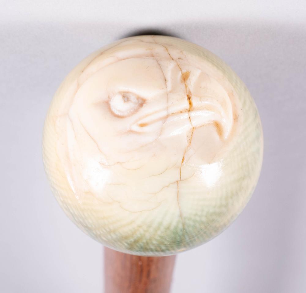 SENATOR WARNER'S EAGLE CARVED
