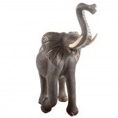 SENEGALESE ELEPHANT, CARVED WO