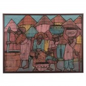 SENEGALESE. MARCHING FIGURES,