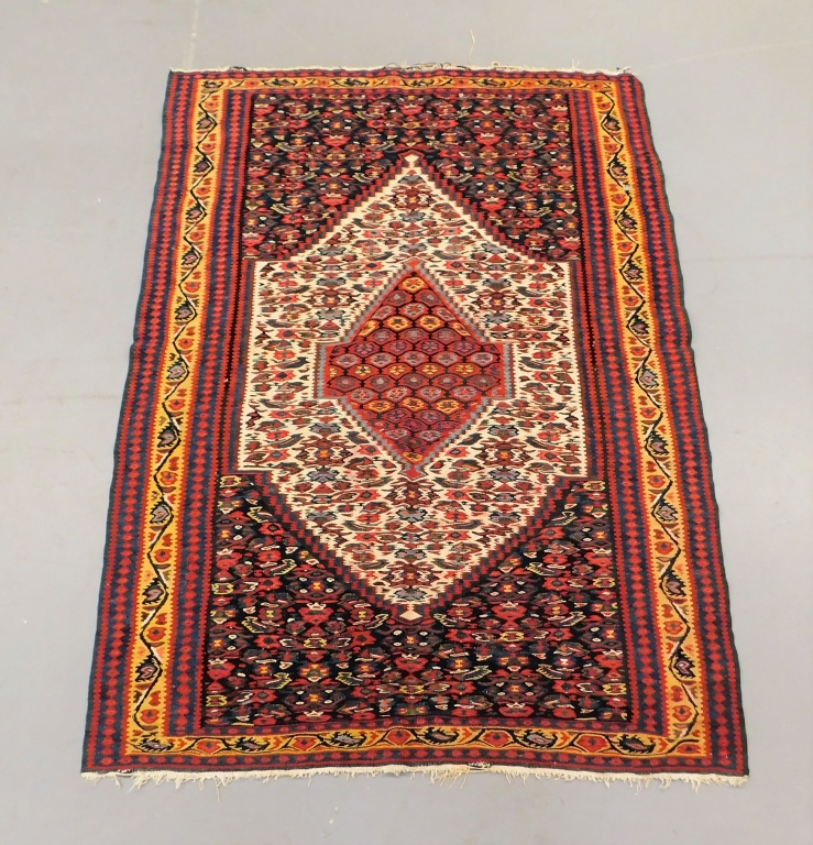 SENNAH KILIM GEOMETRIC FLAT WEAVE