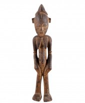 SENUFO CARVED WOOD FIGUREIvory