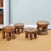 SENUFO PEOPLES, (4) SMALL WOOD