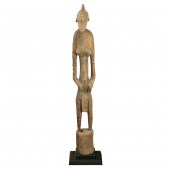 SENUFO TALL FIGURAL RHYTHM POU