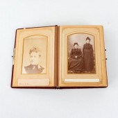 SEPIA PHOTO ALBUM, 19TH CENTUR
