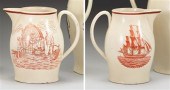 Sepia transfer printed creamwa