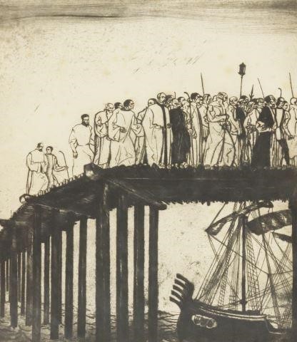 SEPP FRANK (1889-1970) PILGRIMS