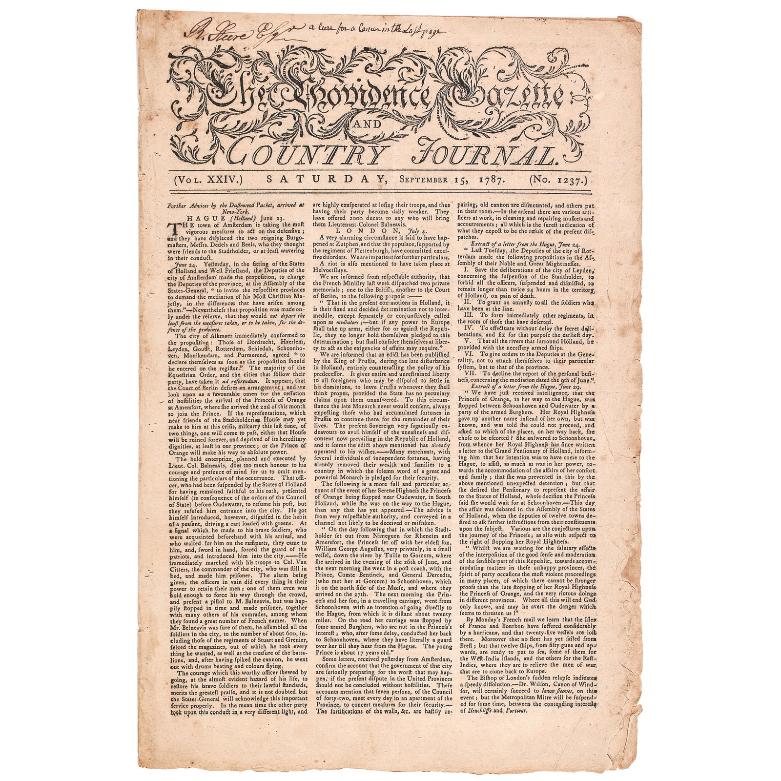 SEPT. 15, 1787, THE U.S.