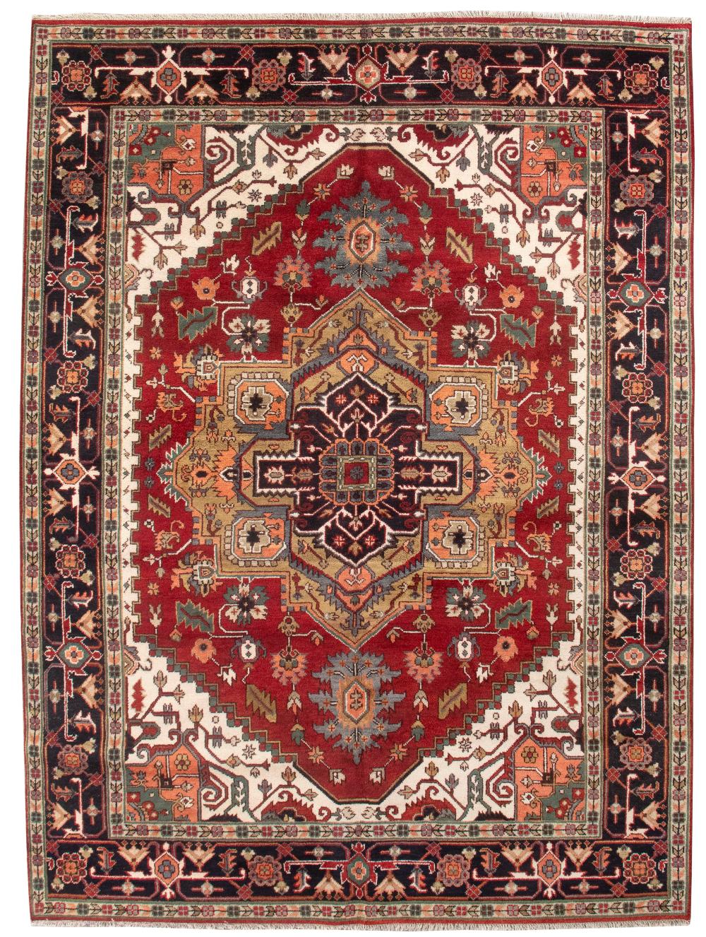 SERAPI DESIGN RUG: 9’0” X 12’1”