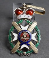 SERBIA 'ORDER OF TAKOVO' BADGE