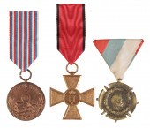 SERBIA. THREE MEDALS, 1912-191