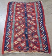 SERBIAN KILIM RUG, 5'2" X 3'6"
