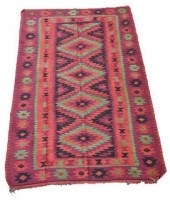 SERBIAN KILIM RUG, 7'0" X 4'8"