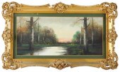 SERENE 20TH C. PASTEL LANDSCAP