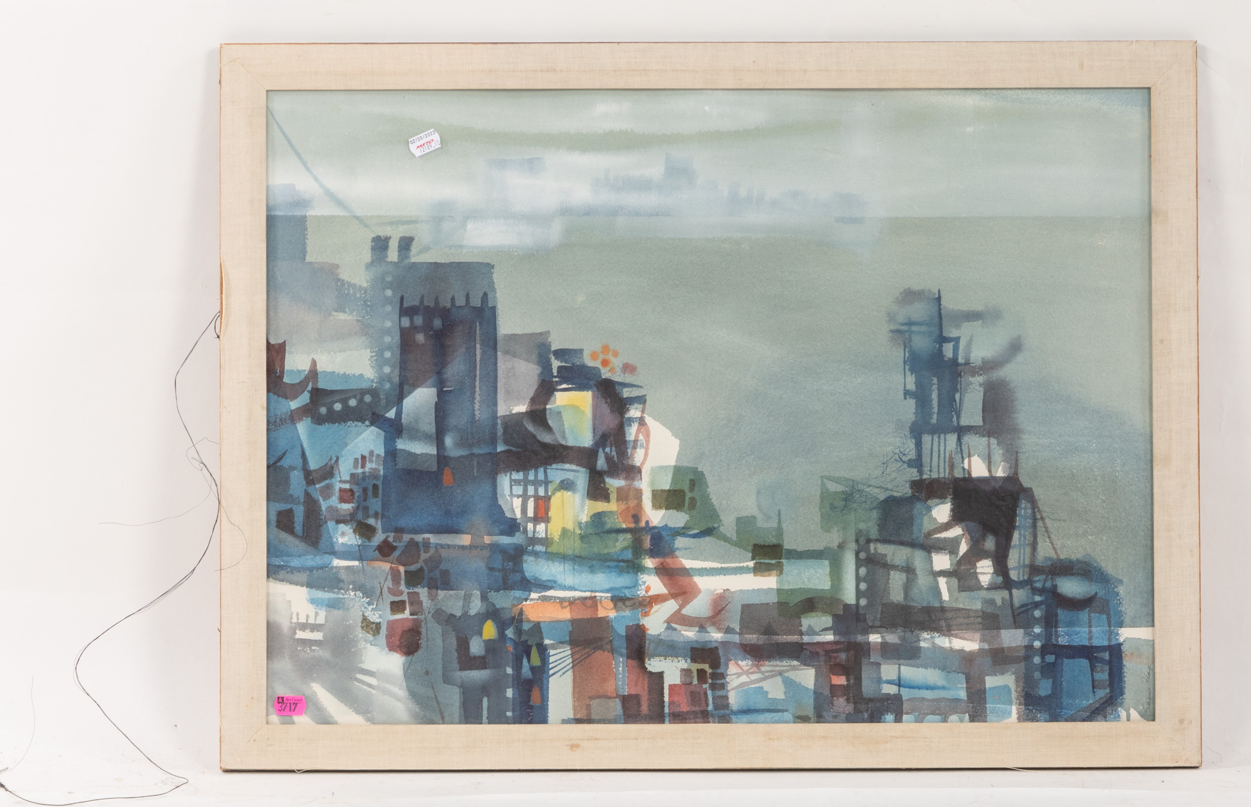 SERENE FLAX. CITYSCAPE,