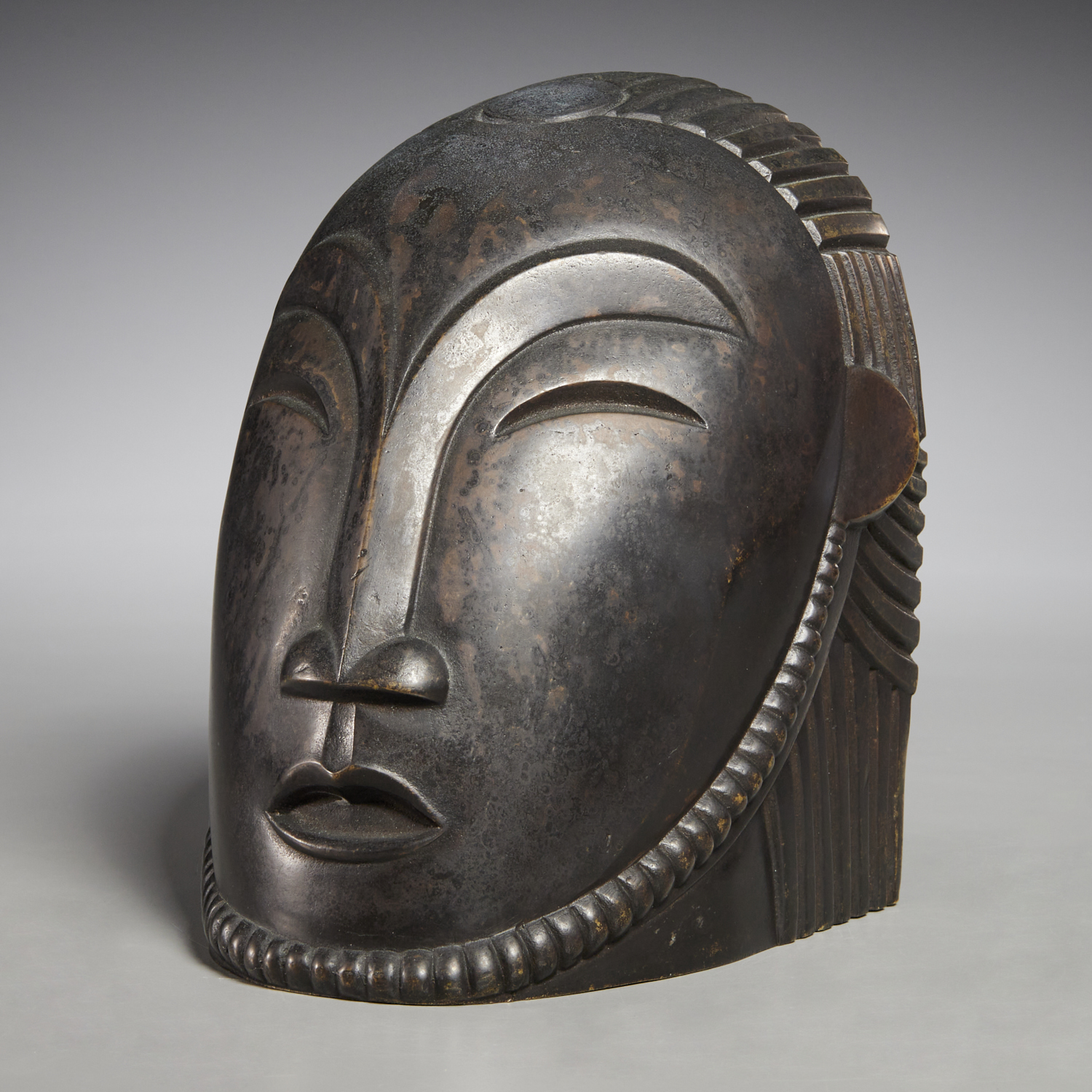 SERGE ARAMOFF, BRONZE BUST, C.
