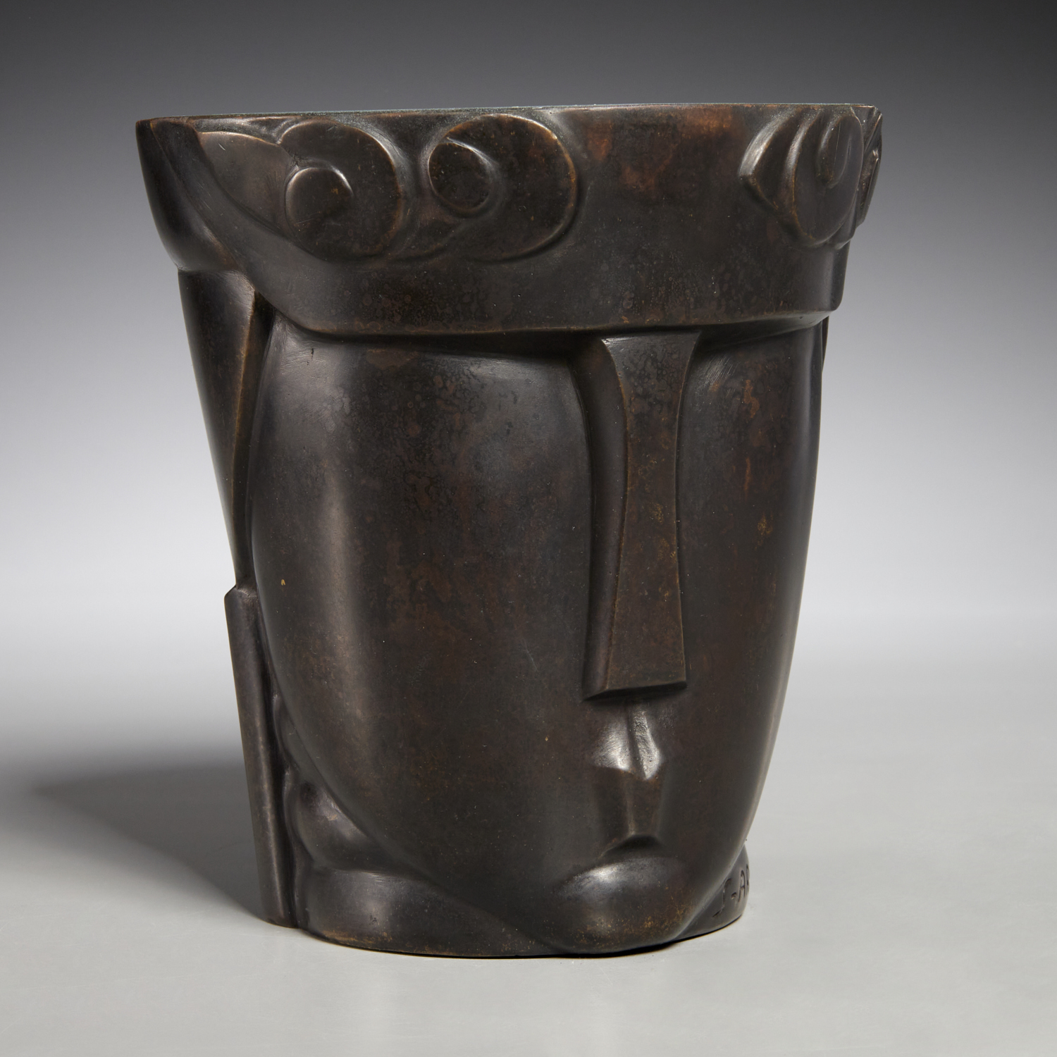 SERGE ARAMOFF, BRONZE BUST, C.