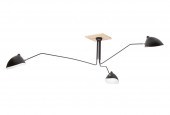 SERGE MOUILLE-STYLE CEILING LI