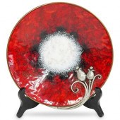 SERGE NEKRASSOFF RED ENAMELED
