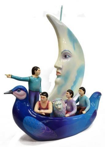 SERGIO BUSTAMANTE (B.1942) 'SAILING