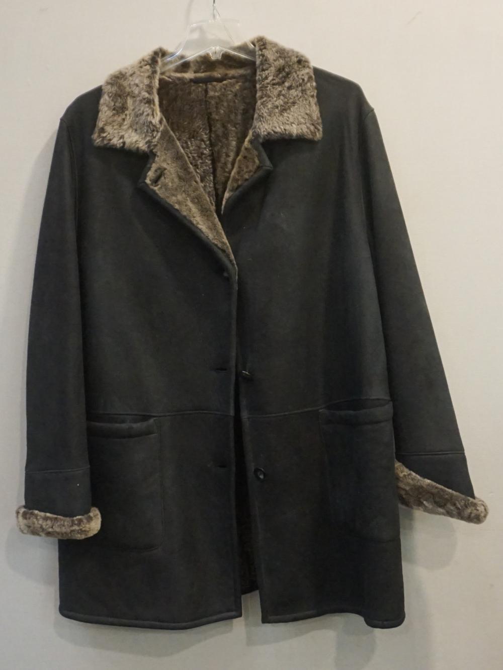SERGIO CASSANI GRAY SHEARLING