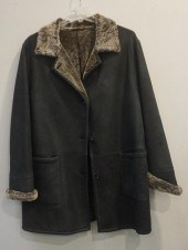 SERGIO CASSANI GRAY SHEARLING