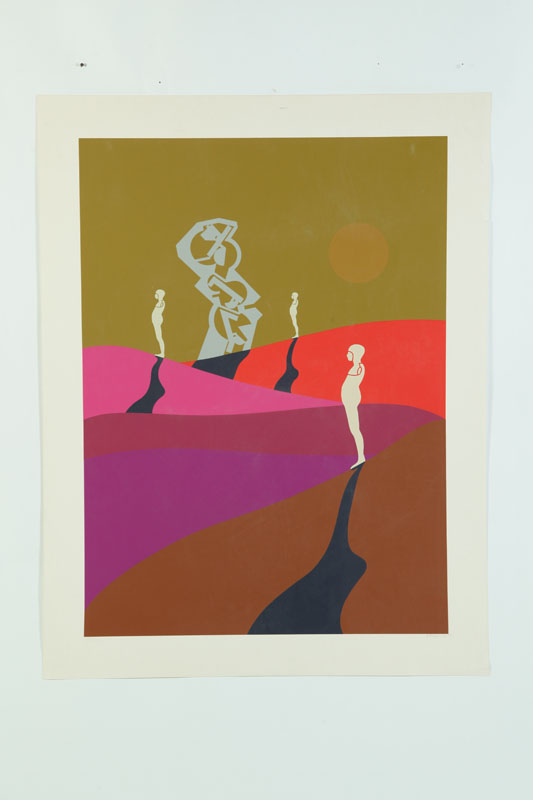SERIES 75  MEN IN LANDSCAPE BY