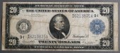 SERIES OF 1914 $20 FEDERAL RES
