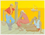 Serigraph by Claude Howell (NC