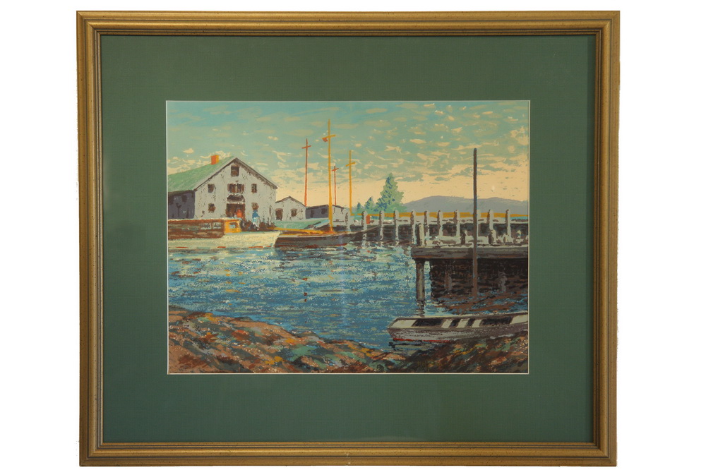 SERIGRAPH- 'Smith's Dock Essex' (CT