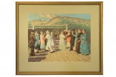 SERIGRAPH- 'Square Dancers Tun