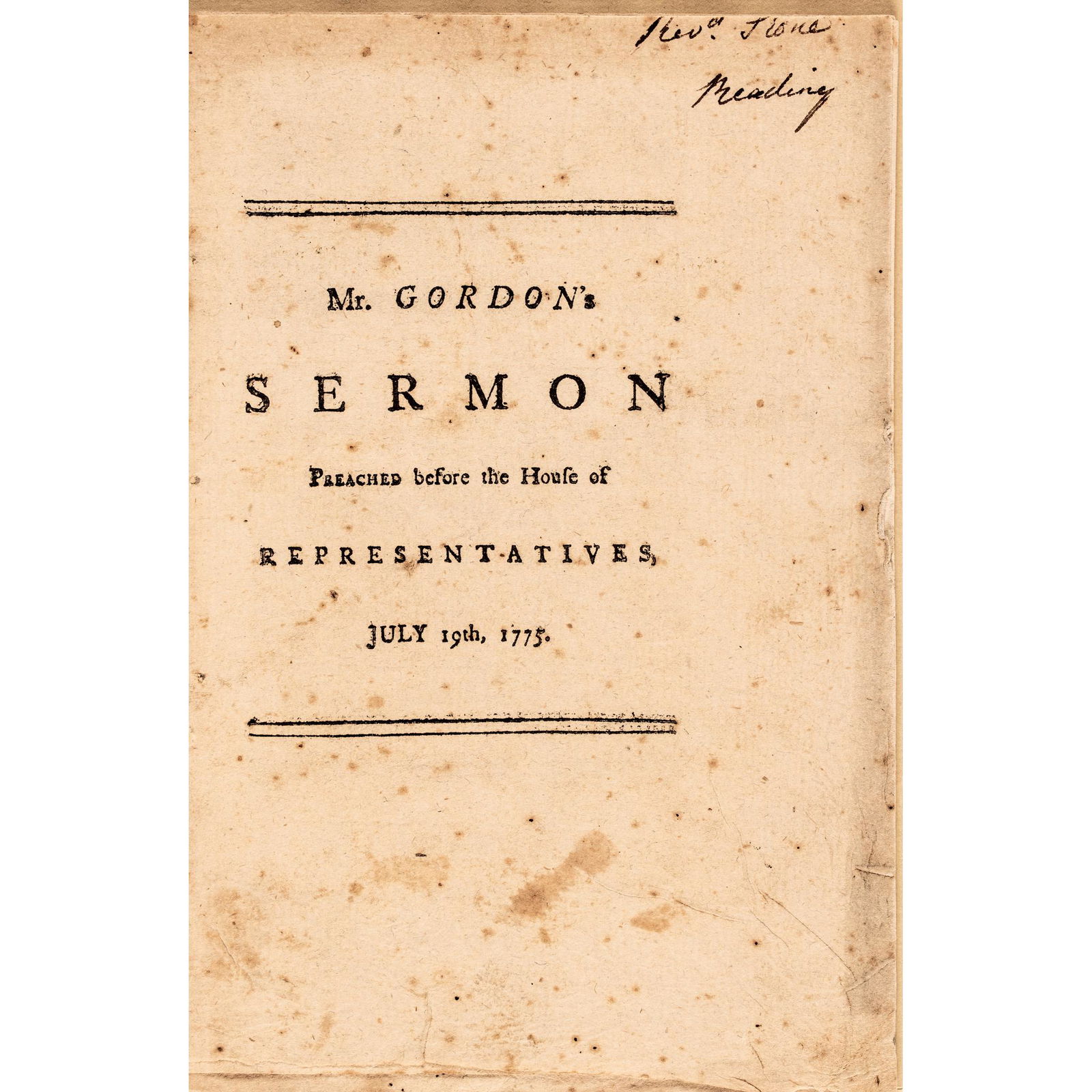 SERMON AFTER THE BATTLES OF