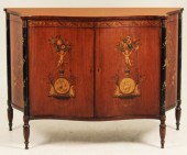 SERPENTINE MAHOGANY SHERATON S