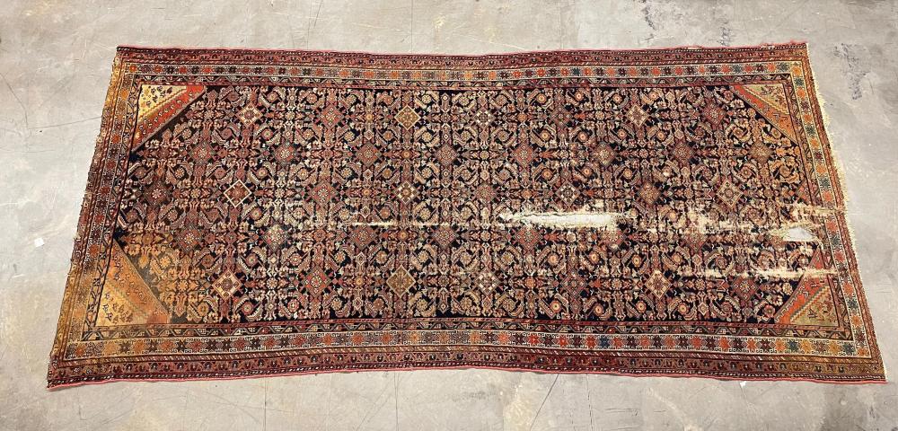 SERREBAND RUG (DAMAGED), 10 FT 10
