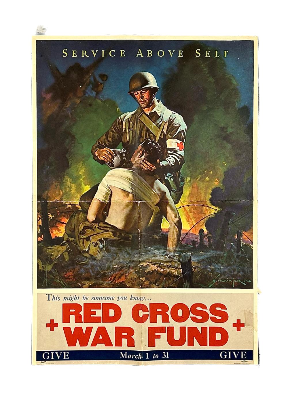 "SERVICE ABOVE SELF" WORLD WAR