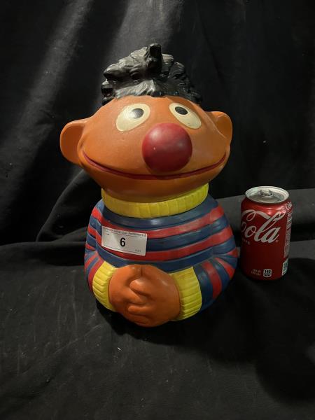 SESAME STREET ERNIE COOKIE JAR,