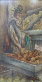SESSLER Alfred. Oil on Masonit