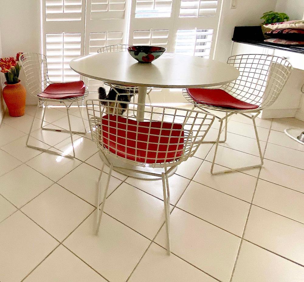 SET 0F FOUR BERTOIA SIDE