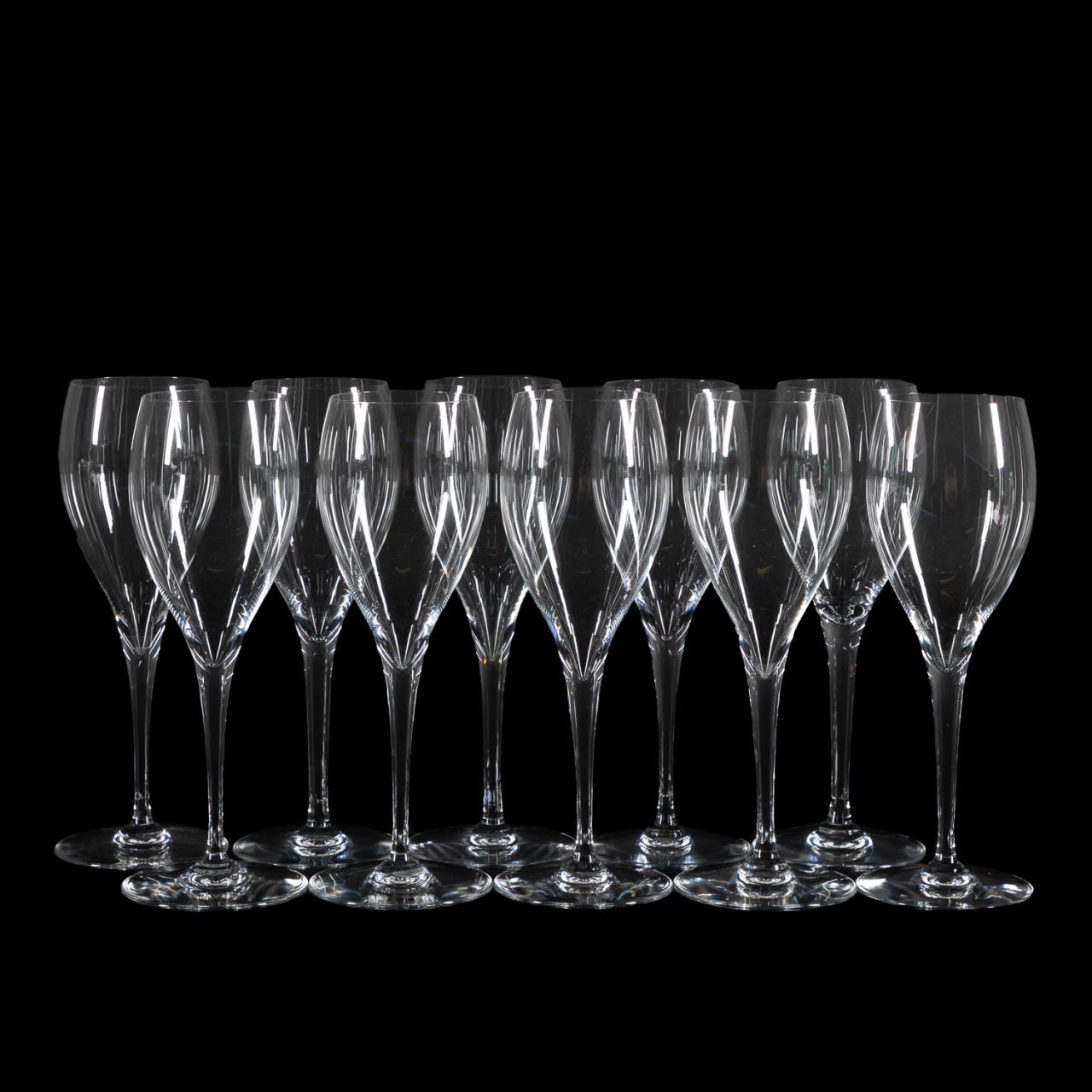 SET 10, BACCARAT "ST. REMY" CRYSTAL