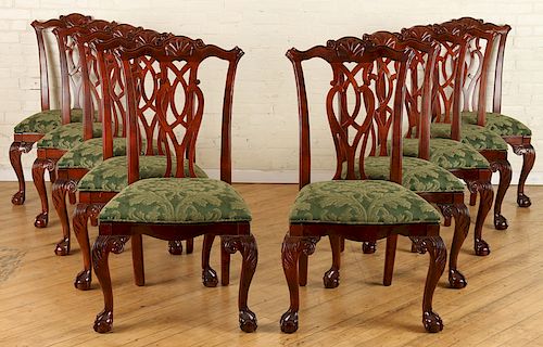 SET 10 MAHOGANY DINING ROOM