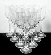 SET, 10 MIKASA CRYSTAL NORMAND