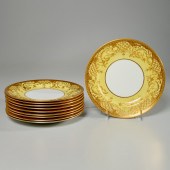 SET (10) MINTONS PARCEL GILT S