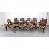 Set 10 Modernist Dining Chairs