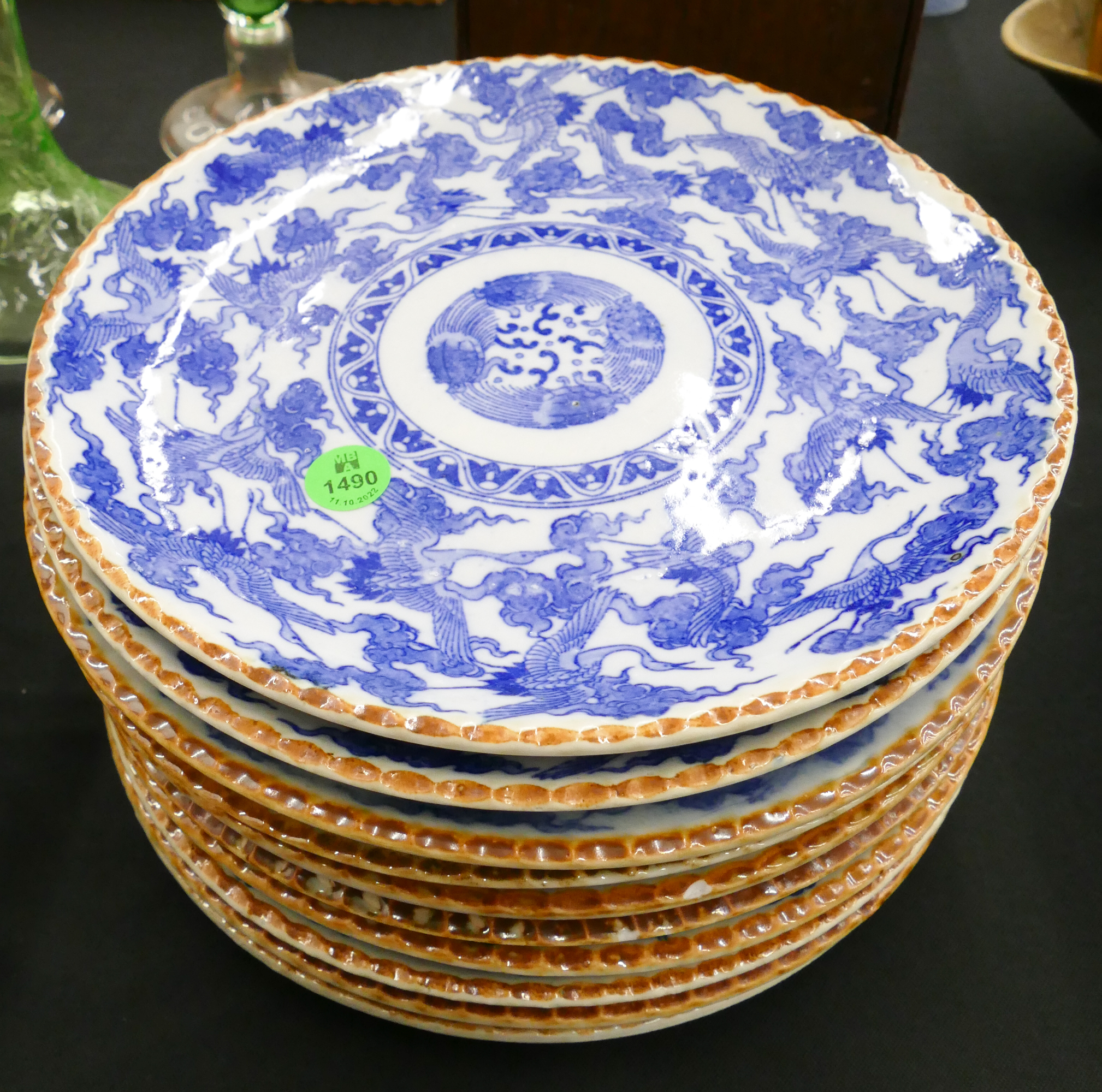Set 10pc Japanese Igezara Crane