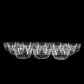SET 12, 19TH C. ETCHED GLASS F