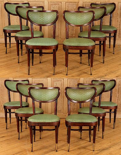 SET 12 AMERICAN BENTWOOD DINING