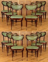 SET 12 AMERICAN BENTWOOD DININ