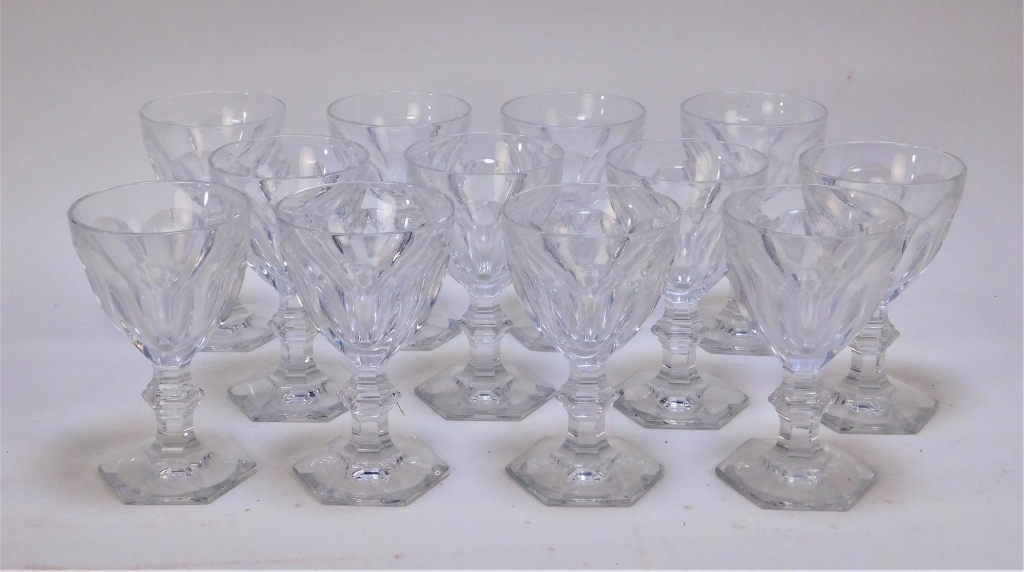 SET 12 BOXED BACCARAT HARCOURT