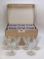 SET 12 BOXED BACCARAT HARCOURT