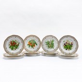SET, 12 FLORA DANICA FRUIT & N